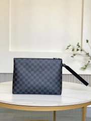 Uubags Louis Vuitton Takeoff Pouch – Damier Graphite Canvas 30x22x5cm - 6