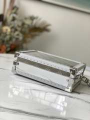 Uubags Louis Vuitton M20233 Clutch Box Silver Miroir Monogram Bag 22x15.5x8cm - 2