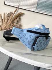 Uubags Louis Vuitton M14782 Rush Fanny Pack Monogram Shadow In Blue 30x15x8cm - 6