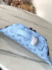 Uubags Louis Vuitton M14782 Rush Fanny Pack Monogram Shadow In Blue 30x15x8cm - 2