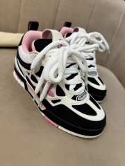 Uubags Louis Vuitton 1ADE1L Skate Sports Shoes In Pink/ White - 1