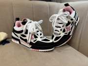 Uubags Louis Vuitton 1ADE1L Skate Sports Shoes In Pink/ White - 2