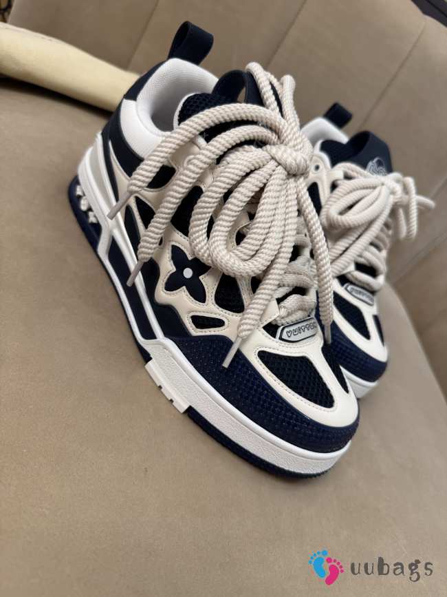 Uubags Louis Vuitton 1ADE0O Skate Sneaker In Navy Blue  - 1