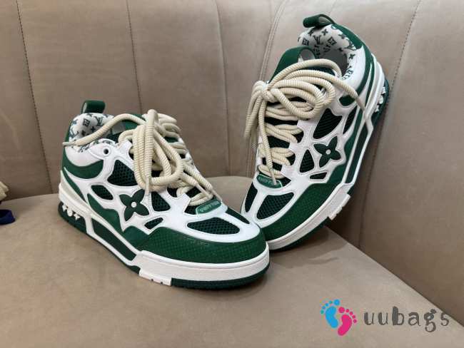 Uubags Louis Vuitton 1AC51W Skate Sports Shoes In Green - 1