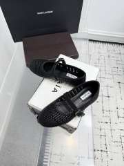 Uubags Alaïa Woven Leather Mary Jane Flats In Black - 2