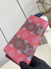 Uubags Louis Vuitton M26539 Brazza Wallet in Monogram Canvas with Graffiti Print Red 19x10x2cm - 3