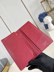 Uubags Louis Vuitton M26539 Brazza Wallet in Monogram Canvas with Graffiti Print Red 19x10x2cm - 2