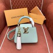 Uubags Louis Vuitton M15157 Capucines Mini In Jade Green 21x13.6x8cm - 1