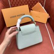 Uubags Louis Vuitton M15157 Capucines Mini In Jade Green 21x13.6x8cm - 5