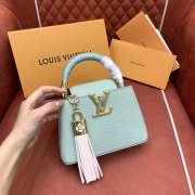 Uubags Louis Vuitton M15157 Capucines Mini In Jade Green 21x13.6x8cm - 2