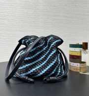 Uubags Loewe Flamenco Clutch Mini In Dark Ink/Sky Blue 24x18x9cm - 5