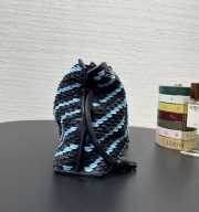 Uubags Loewe Flamenco Clutch Mini In Dark Ink/Sky Blue 24x18x9cm - 3