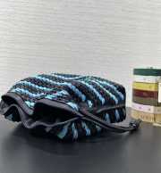 Uubags Loewe Flamenco Clutch Mini In Dark Ink/Sky Blue 24x18x9cm - 2