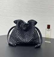 Uubags Loewe Flamenco Clutch Mini In Black 24x18x9cm - 1