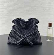 Uubags Loewe Flamenco Clutch Mini In Black 24x18x9cm - 6