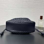 Uubags Loewe Flamenco Clutch Mini In Black 24x18x9cm - 5