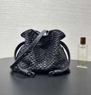 Uubags Loewe Flamenco Clutch Mini In Black 24x18x9cm - 4