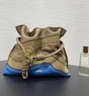 Uubags Loewe Flamenco Clutch Bag in Caramel / Light Moss 24x18x9cm - 5