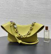 Uubags Loewe medium Ora bag in smooth calf ginger 26x13x18cm - 5