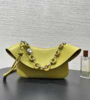 Uubags Loewe medium Ora bag in smooth calf ginger 26x13x18cm - 4