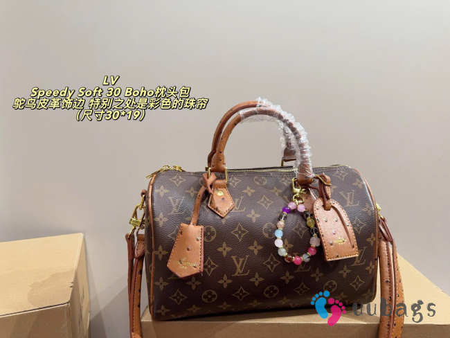 Uubags Louis Vuitton Speedy Soft 30 Boho Pillow Bag 30x19cm - 1
