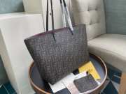 Uubags Fendi Sunshine Shopper Tote Bag in FF jacquard fabric with pouch 35x27x13.5cm - 5