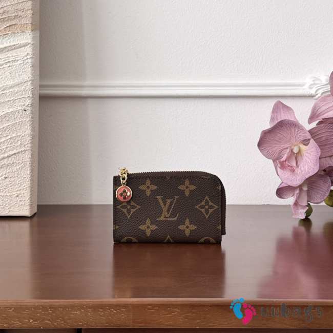 Uubags Louis Vuitton M14529 Zippy Coin Purse in Monogram Canvas with Charm 7x1.5x11cm - 1