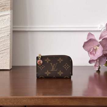 Uubags Louis Vuitton M14529 Zippy Coin Purse in Monogram Canvas with Charm 7x1.5x11cm