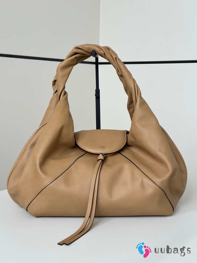 Uubags Fendi Spy beige leather bag in beige 48x20x22cm - 1