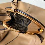 Uubags Fendi Spy beige leather bag in beige 48x20x22cm - 5