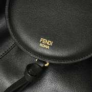 Uubags Fendi Spy beige leather bag in black 48x20x22cm - 2