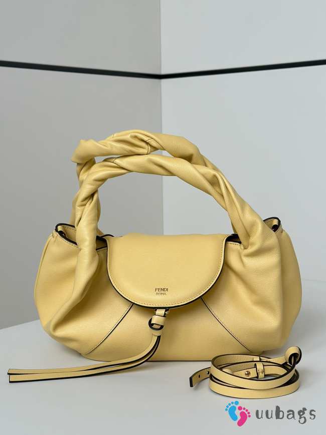 Uubags Fendi Spy small yellow leather bag 32x12x18cm - 1