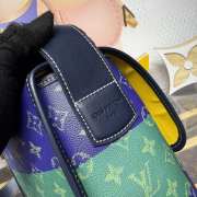 Uubags Louis Vuitton M15187 Soft Trunk Messenger Bag Green & Blue Gradient 35.5x24x12cm - 3