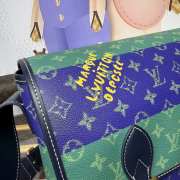Uubags Louis Vuitton M15187 Soft Trunk Messenger Bag Green & Blue Gradient 35.5x24x12cm - 2