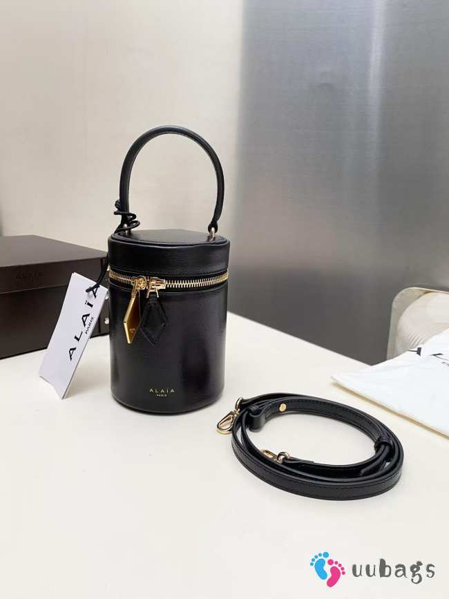 Uubags Alaia Cube mini leather vanity bag 15x10.5x10.5cm - 1