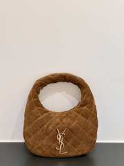 Uubags YSL Icarino in quilted suede leather cognac 26x16x7.5cm - 1