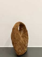 Uubags YSL Icarino in quilted suede leather cognac 26x16x7.5cm - 5