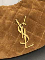 Uubags YSL Icarino in quilted suede leather cognac 26x16x7.5cm - 4