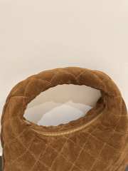 Uubags YSL Icarino in quilted suede leather cognac 26x16x7.5cm - 3