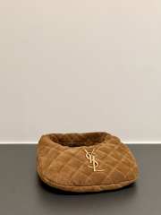Uubags YSL Icarino in quilted suede leather cognac 26x16x7.5cm - 2