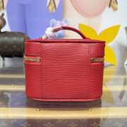 Uubags Louis Vuitton M15191 Nice Nano Bag Rouge Louis Red 14x8.5x10.2cm - 4