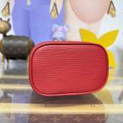 Uubags Louis Vuitton M15191 Nice Nano Bag Rouge Louis Red 14x8.5x10.2cm - 5