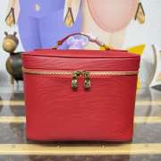 Uubags Louis Vuitton M25856 Nice BB Bag Rouge Louis Red 24x18x14.5cm - 1