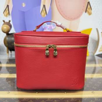 Uubags Louis Vuitton M25856 Nice BB Bag Rouge Louis Red 24x18x14.5cm