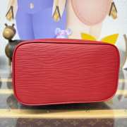 Uubags Louis Vuitton M25856 Nice BB Bag Rouge Louis Red 24x18x14.5cm - 6