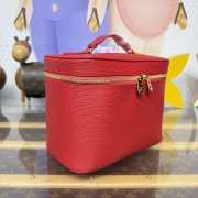 Uubags Louis Vuitton M25856 Nice BB Bag Rouge Louis Red 24x18x14.5cm - 5