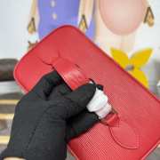 Uubags Louis Vuitton M25856 Nice BB Bag Rouge Louis Red 24x18x14.5cm - 4