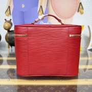 Uubags Louis Vuitton M25856 Nice BB Bag Rouge Louis Red 24x18x14.5cm - 3