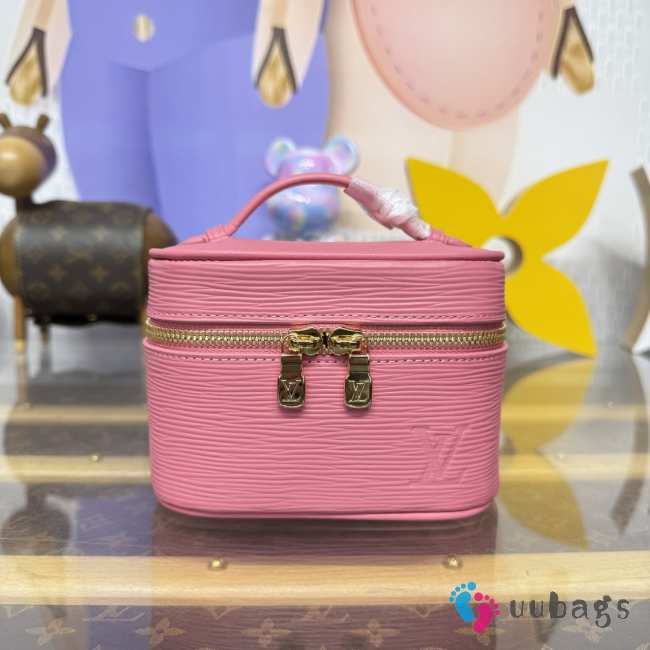 Uubags Louis Vuitton M25857 Nice Nano Bag Tender Bliss Pink 14x8.5x10.2cm - 1