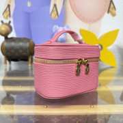 Uubags Louis Vuitton M25857 Nice Nano Bag Tender Bliss Pink 14x8.5x10.2cm - 6